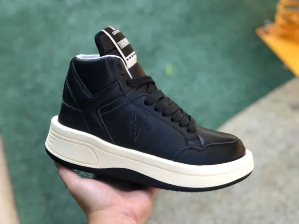 Модель Converse Joint, высокие черно-белые кроссовки Rick Owens DRKSHDW x Converse Turbodrk, модель Weapon Joint, нескользящие, износостойкие, высокие баскетбольные кроссовки в стиле ретро для мужчин и женщин