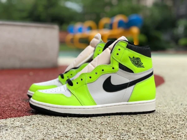 aj1 флуоресцентно-зеленый Air Jordan 1 High OG "Volt" 555088-702