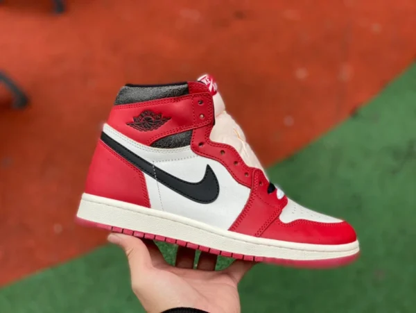 aj1 old Chicago XP Pure Original Air Jordan 1 Chicago Retro OG Chicago старые окисленные баскетбольные кроссовки DZ5485-612