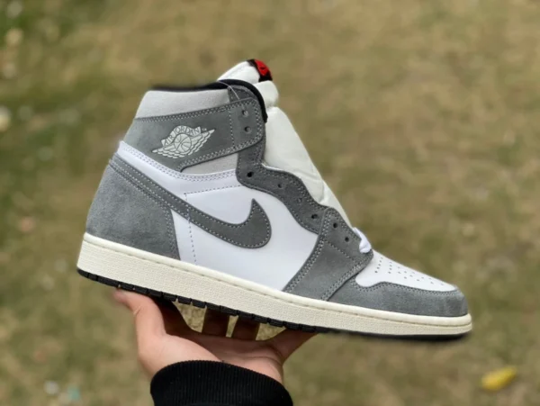 aj1 Высокие кроссовки Air Jordan 1 High OG серого цвета "Washed Heritage" DZ5485-051