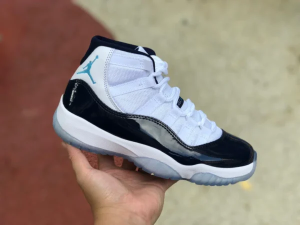 Aj11 темно-синие туфли Air Jordan 11 AJ11 темно-синие, бело-синие, высокие парные туфли UNC 378037-123