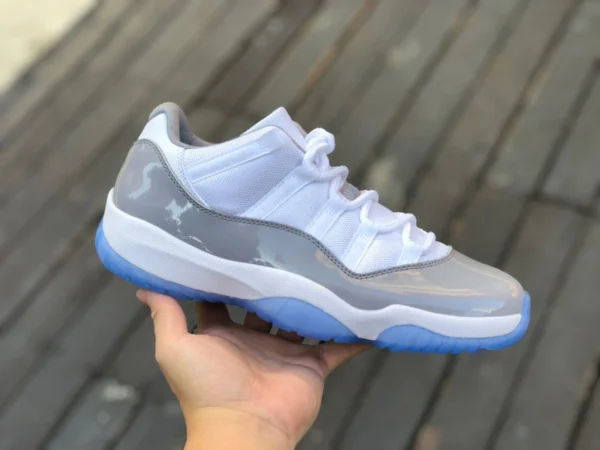 aj11 холодный серый и белый низкий Air Jordan 11 Retro «Cool Grey» холодный серый и белый реплика с низким верхом av2187-140