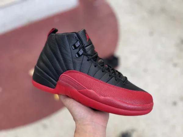 aj12 черный красный Air Jordan 12 Flu Game AJ12 черный красный 12 больных 130690-002