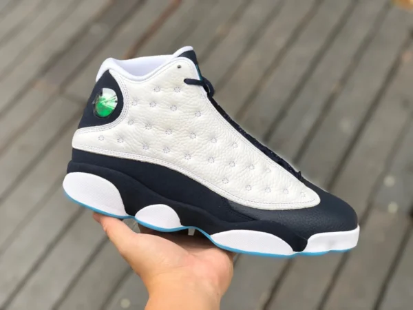 aj13 обсидиановый слой камня настоящая карбоновая пластина Air Jordan 13 Obsidian AJ13 баскетбольные кроссовки с высоким берцем из обсидиана 414571-144