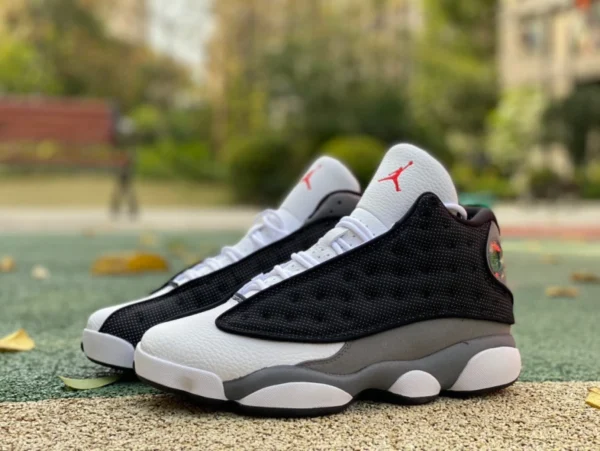 aj13 черно-серые высокие кроссовки с 3D кошачьим глазом Air Jordan 13 «Black Flint» черный кремень 3M со светоотражающим эффектом DJ5982-060