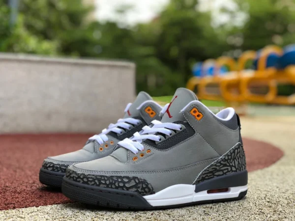 aj3 крутой серый Air Jordan 3 Cool Grey AJ3 крутой серый цементно-серый баскетбольные кроссовки CT8532-012