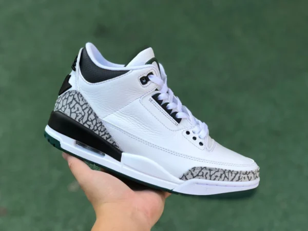 aj3 утка, белый и черный, чистый оригинальный Air Jordan3, Университет Орегона, AJ3, белая утка, взрывной узор 40,5-47,5