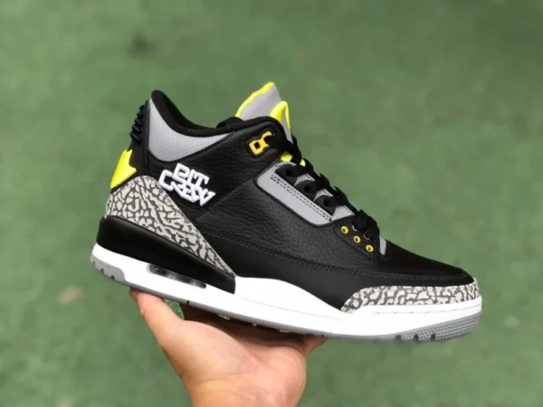 aj3 черная утка, чистый оригинальный Air Jordan3, Университет Орегона, AJ3, белая утка, взрывной узор