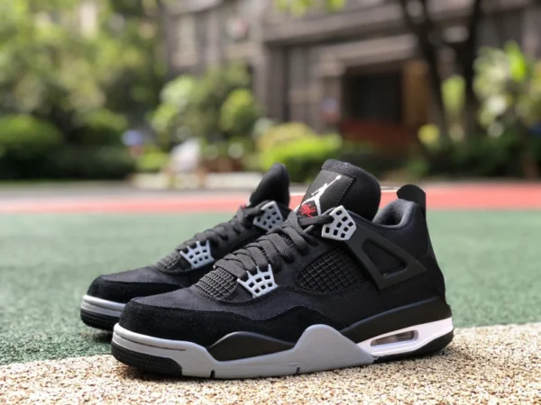 aj4 Black Canvas Air Jordan 4 «Black Canvas» Black Cat 2.0 Black Canvas DH7138-006