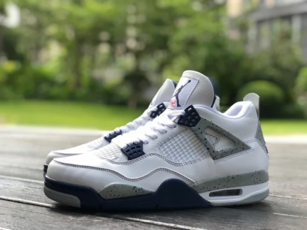 aj4 темно-синий Air Jordan 4 «Midnight Navy» темно-синего цвета dh6927-140