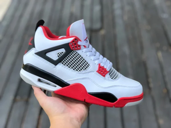 aj4 огненно-красный Air Jordan 4 AJ4 черно-белый красный огненно-красный реплика 2020 DC7770-160