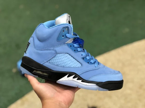 aj5 North Carolina Blue Air Jordan 5 "UNC" сине-черные dv1310-401