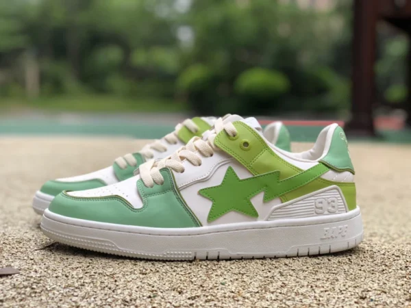 Ape man белый светло-зеленый новая версия BAPE STA SK8 новые кроссовки Star повседневная обувь Ape Man спортивная обувь с низким берцем