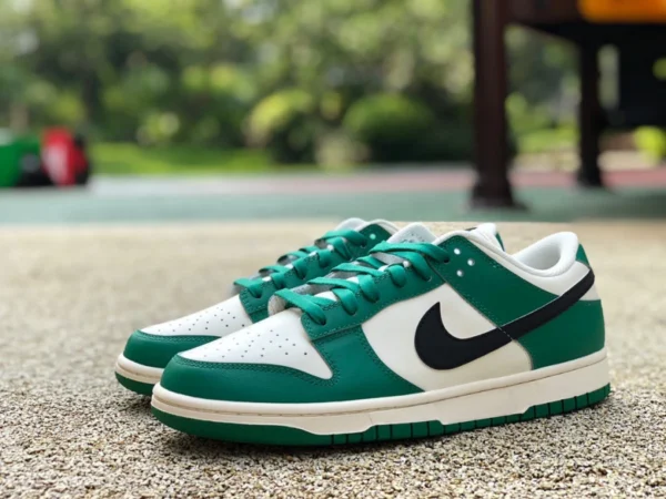 Dunk Белый Зеленый Черный Крючок Лотерея Nike Dunk Low "Lottery" DR9654-100