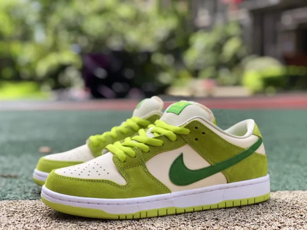 Dunk green apple low pure оригинальные кроссовки Nike SB Dunk Low white green green apple в стиле ретро повседневные кроссовки DM0807-300