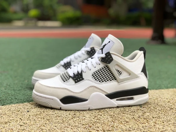 aj4 серый белый черный Air Jordan 4 AJ4 серый белый черный панда белый цемент баскетбольные кроссовки DH6927-111