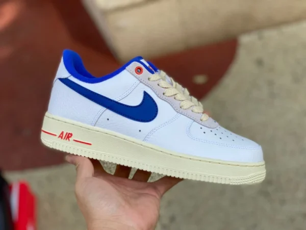 AF1 бело-синие потертые низкие повседневные кроссовки Nike Air Force 1 AF1 Air Force One DR0148-100