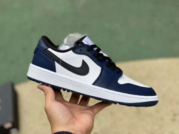 Гольф Aj1 полночный синий чистый оригинальный Air Jordan 1 Golf Low AJ1 гольф темно-синий DD9315-104