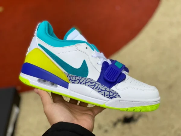 aj312 Sprite low Air Jordan Legacy312Low AJ312 белые, зеленые, синие мужские баскетбольные кроссовки с низким берцем CD7069-103