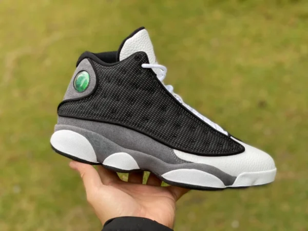 aj13 черно-белые высокие кроссовки Air Jordan 13 "Black Flint" черный кремень 3M со светоотражающим эффектом DJ5982-060