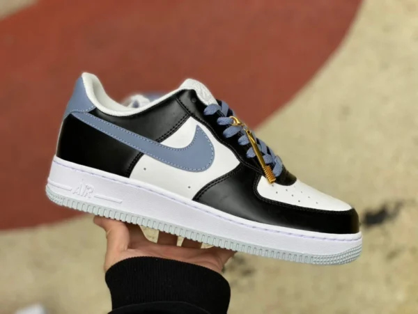 AF1 белые черные серые тени Nike Air Force 1 LowAF1 белые черные серые тени Air Force One повседневные кроссовки FD9065-100