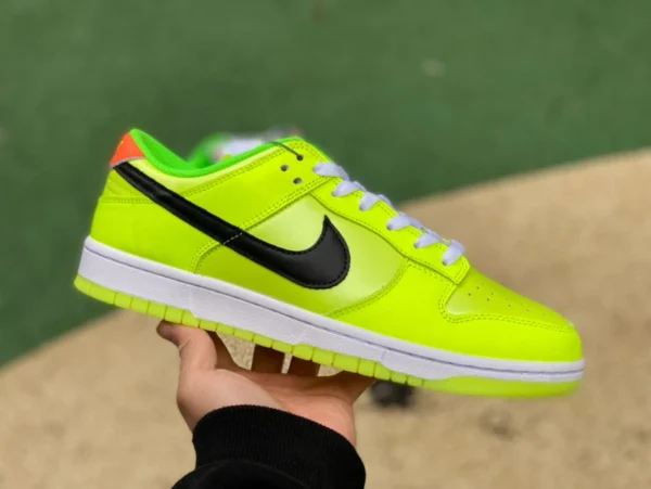 Dunk зеленый свет чистый оригинальный Nike Dunk Low "Glow in the Dark" fj4610-702