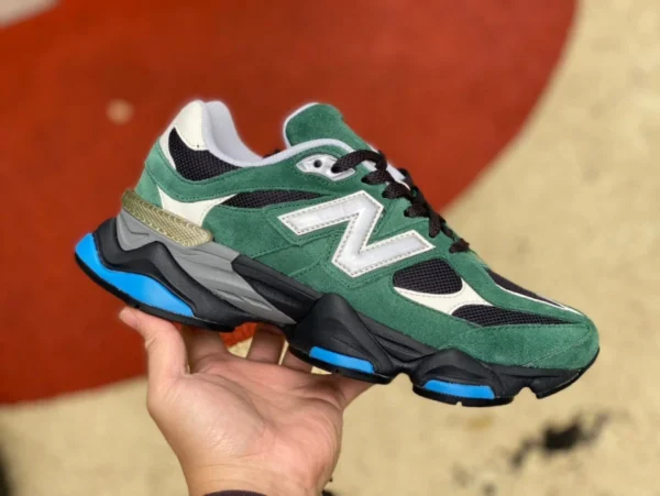 NB9060 зеленый и черный NEW BALANCE «Копыта слона тысячелетия» 9060 функциональный стиль милитари U9060вра