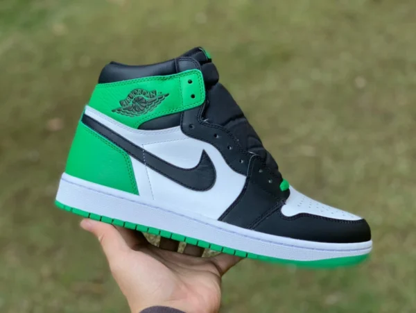 aj1 Celtics High Top Pure Original Air Jordan 1 "Lucky Green" черно-белый зеленый Celtics DZ5485-031