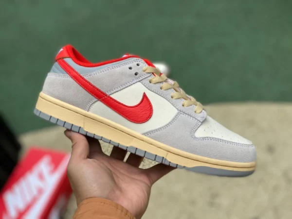 Кроссовки Dunk бело-серо-оранжевые Bugs Bunny pure original Nike dunk low white серо-оранжевые низкие кеды FJ5429-133