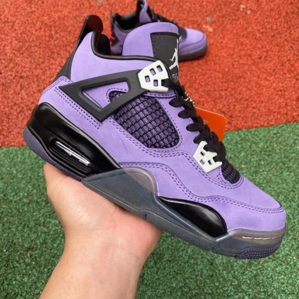 aj4ts фиолетовый Air Jordan4 x TravisScott AJ4 TS совместное имя