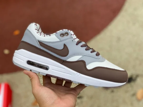 Кроссовки Max1 коричнево-серые низкие Nike Air Max 1 Shima Shima коричнево-серые низкие кроссовки FB8916-100