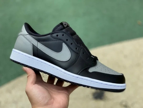 aj1 Shadow Grey low dg pure original Air Jordan 1 Retro Low Black Grey с низким верхом 705329-003