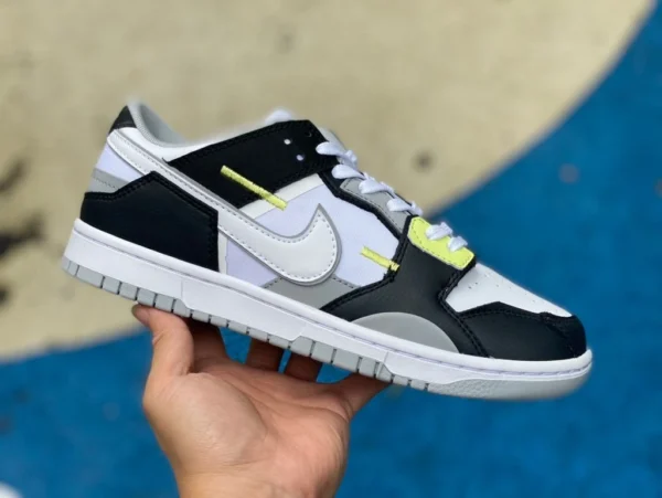 Dunk белый синий серый монстр Nike Мужская обувь Nike Dunk Scrap белые сине-серые странные повседневные низкие кроссовки DC9723-001