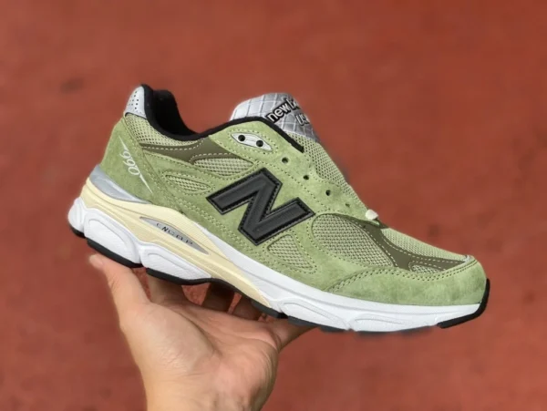 NB990v3 зеленый президент чистый оригинальный JJJJound xNew Balance990v3 ретро с низким верхом американская версия M990JD3