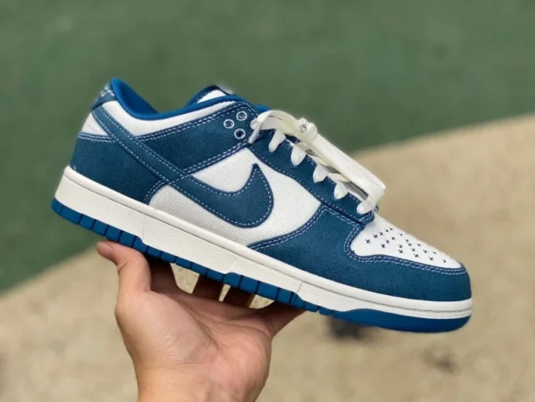 Dunk Denim синий джинсовый чистый оригинальный Nike Dunk Low Retro SE джинсовые синие индустриальные синие низкие повседневные кроссовки DV0834-101