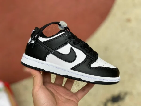 Dunk черно-белая детская обувь милые детские Nike Dunk Low "White/Black" классические ретро кроссовки черно-белая панда CW1588-100