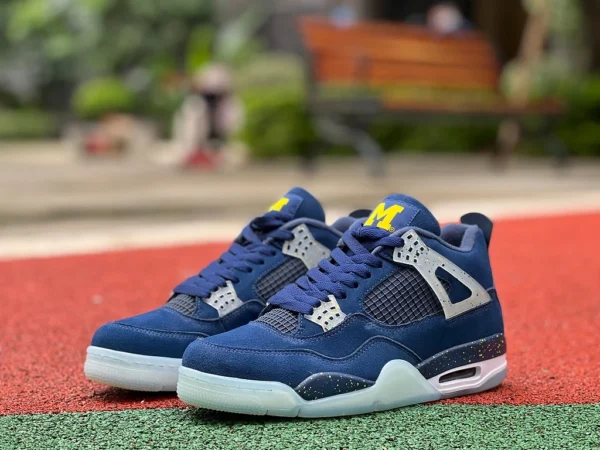 aj4 Michigan Air Jordan 4 AJ4 PE эксклюзивно для Мичиганского университета