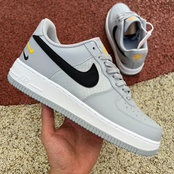 AF1 серые кроссовки Nike Air Force 1 '07 низкие кроссовки Nike Air Force 1 fd0666-002