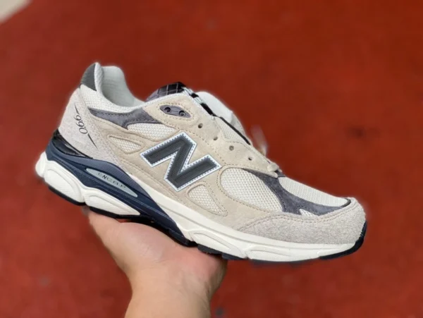 NB900v3 Beige President чистый оригинальный New Balance 990 V3 модные кроссовки бежевого ретро американского производства M990AD3