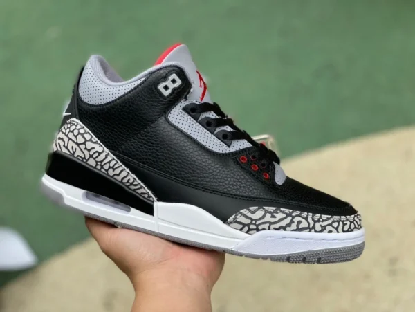 aj3 Black цемент Air Jordan 3 Retro AJ3 Black цемент взрыв узор 854262-001