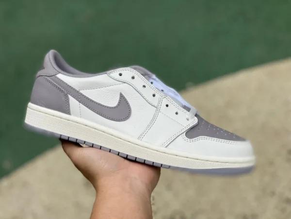 aj1 бело-серый low dg pure оригинальные Air Jordan 1 Low OG EX "Sail" cz0790-101