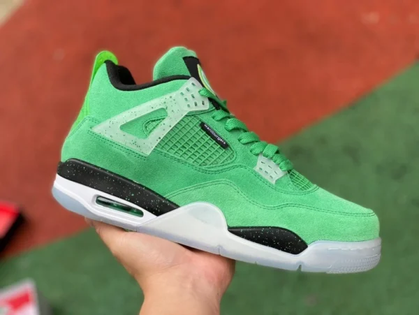 aj4 Орегонская утка зеленая Air Jordan 4 AJ4 PE Эксклюзивный UNC для Университета Орегона