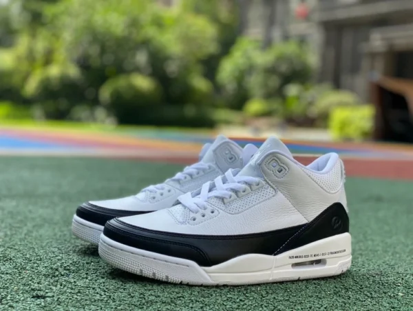 aj3 с молнией, чистый оригинальный Air Jordan 3 x Fragment AJ3 Fujiwara Hiroshi Joint, черно-белая большая молния DA3595-100