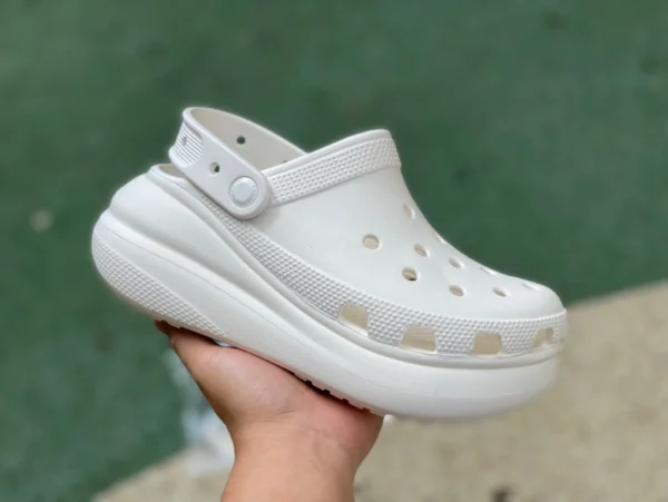 Сабо Crocs белые Crocs Crocs Классические сабо Little Whale ретро Спортивные сандалии Crocs женские 206302-100