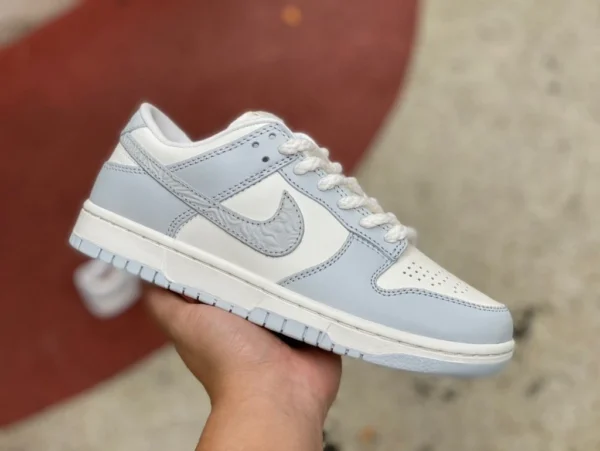 Dunk серо-белые с тиснением Nike DUNK LOW спортивные кроссовки летние новые кроссовки Nike Hook Low FJ4553