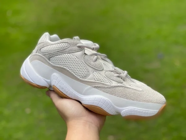 База Coconut 500 Bone White Raw Gum Base adidas Yeezy 500 ID1600