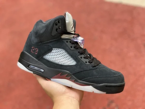 aj5 черный красный amm Air Jordan 5 Black x A Ma Maniere fd1330-001