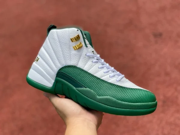 aj12 бело-зеленый Air Jordan 12 AJ12 бело-зеленый Lucky Green 136001-063