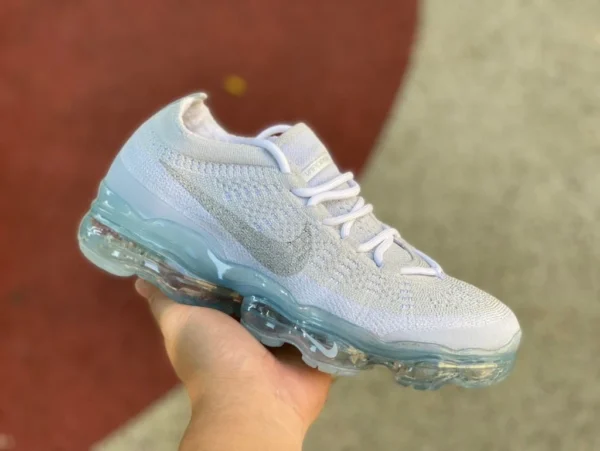 Кроссовки Nike Air VaporMax 2023 с большой воздушной подушкой 23, белые, серые, с большой воздушной подушкой DV1678-002