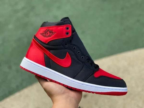 aj1 запрещен оригинальный шелк из чистого шелка Air Jordan 1 High OG WMNS "Satin Bred" FD4810-061